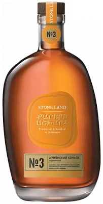 Коньяк КАМЕНЬ-3 Армянский ординарн. 3года 0,5л 40%