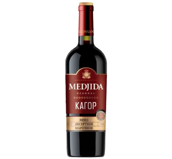 Вино КАГОР МЕДЖИДА красное марочное десертное 0,75л 16%