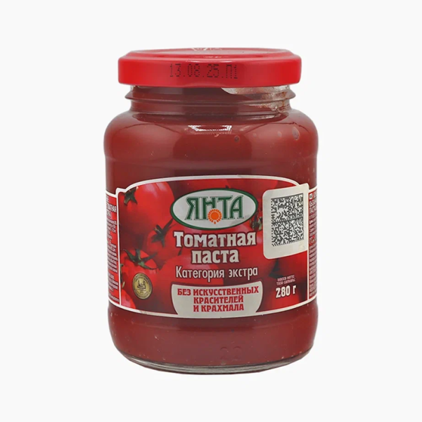 Паста томатная ЯНТА 280 гр ст/б