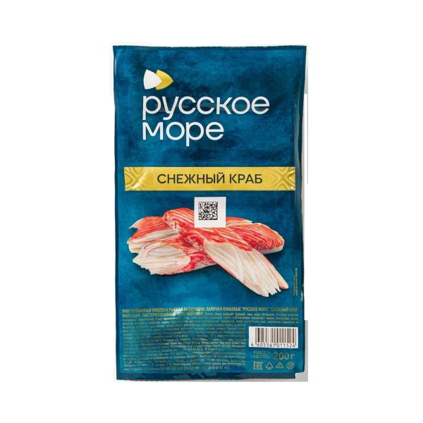 Палочки крабовые РУССКОЕ МОРЕ Снежный Краб  охл 200гр