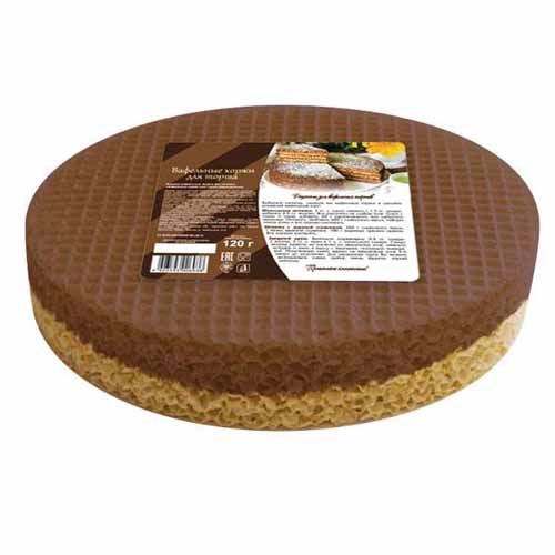 Корж вафельный ТОРЕРО двухцветный 120 гр