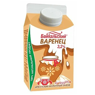 Варенец ЯНТА Байкальский 3,2% без змж 500гр т/п
