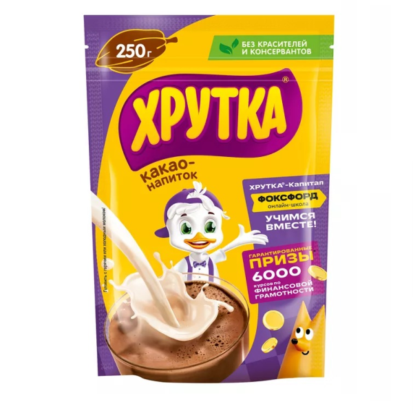 Какао-напиток ХРУТКА 250 гр м/у