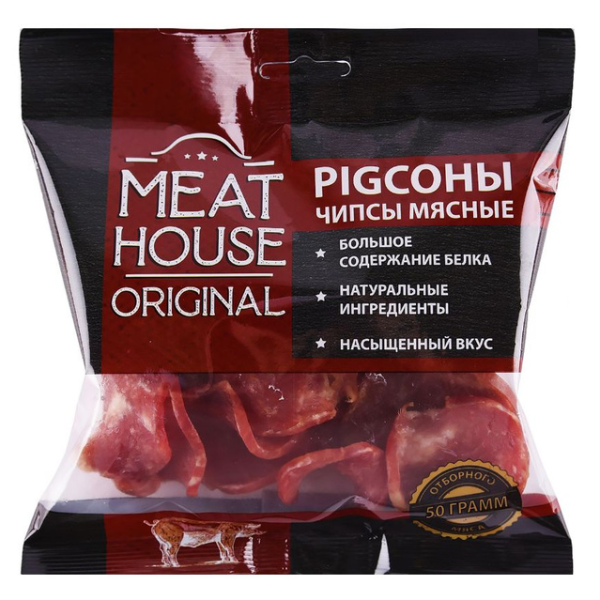 Чипсы МитХаус Мясные Классические 50гр