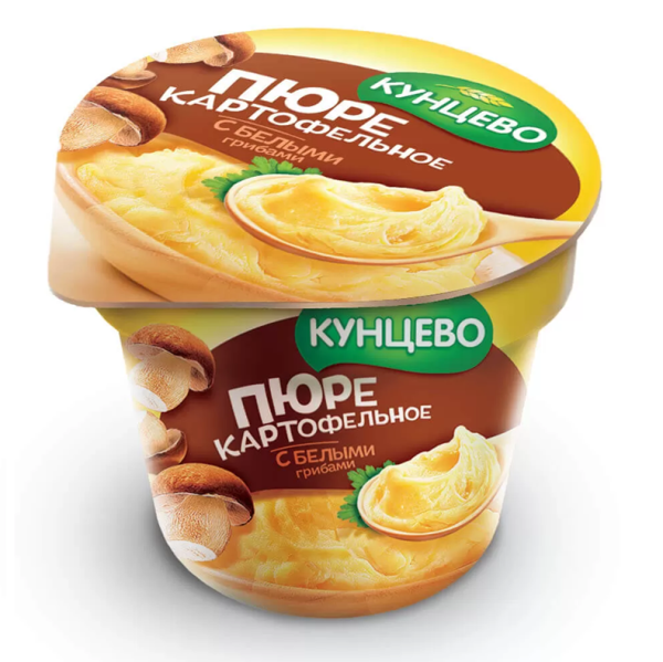 Пюре картофельное КУНЦЕВО с белыми грибами 40 гр.