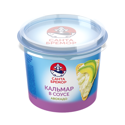 Паста САНТА БРЕМОР Кальмар в сливочном соусе с авокадо 150гр