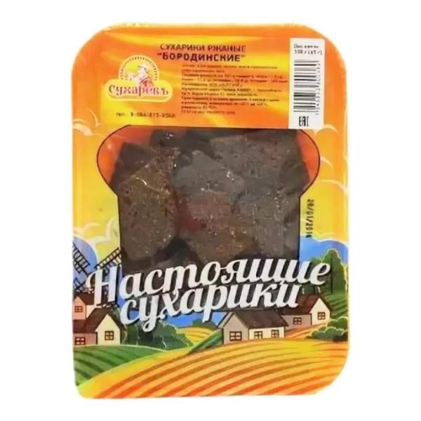 Сухарики СУХАРЕВЪ украинские (контейнер) 100 гр