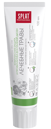 Зубная паста Splat Профессиональная Лечебные Травы 100мл