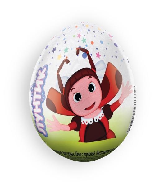 Яйцо шоколадное СЛАДКАЯ СКАЗКА Лунтик с игрушкой новая коллекция 20 гр