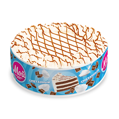 Торт МОЙ Сметанный 650 гр.