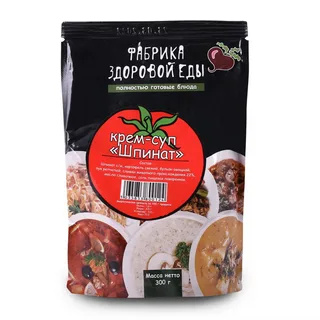 Суп-крем ФАБРИКА ЗДОРОВОЙ ЕДЫ шпинат 300 гр
