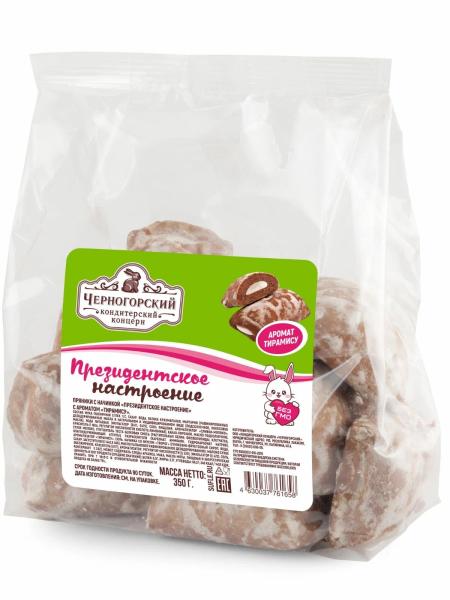 Пряники с начинкой ЧЕРНОГОРСКИЙ КК Президентское настроение тирамису 350 гр