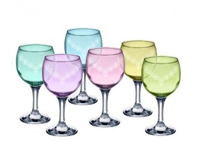 Набор фужеров КРОКУС д/шампанского 250 мл., 6шт., арт. 1711-Н5Г, ДекоСтек