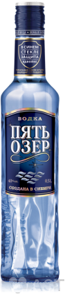 Водка ПЯТЬ ОЗЕР 1л 40%