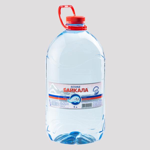 Вода ВОЛНА БАЙКАЛА питьевая негазированная 5 л ПЭТ