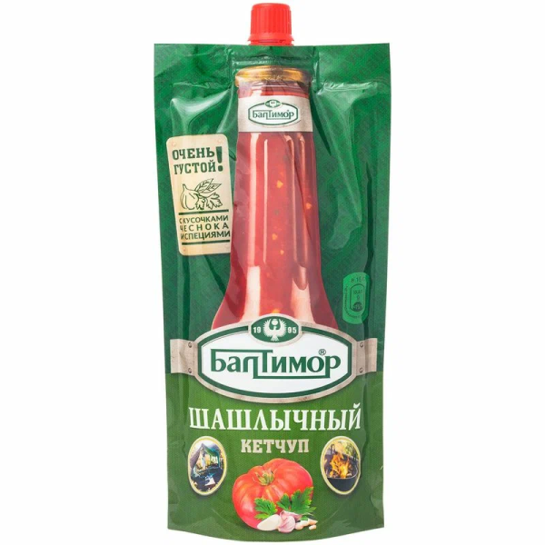 Кетчуп БАЛТИМОР шашлычный 260 гр дой пак РКТ020