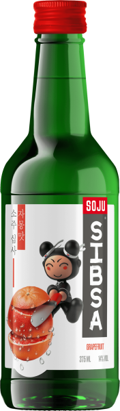 Напиток спиртной Soju Sibsa Грейпфрут 0,37л 14%