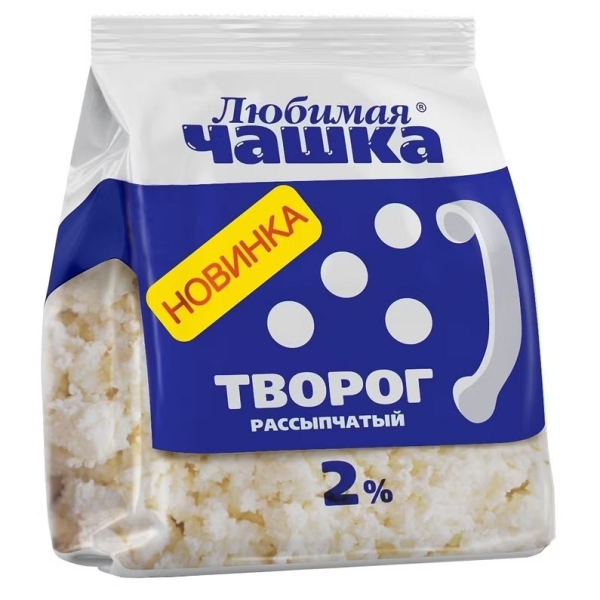 Творог ЛЮБИМАЯ ЧАШКА 2% без змж 300гр