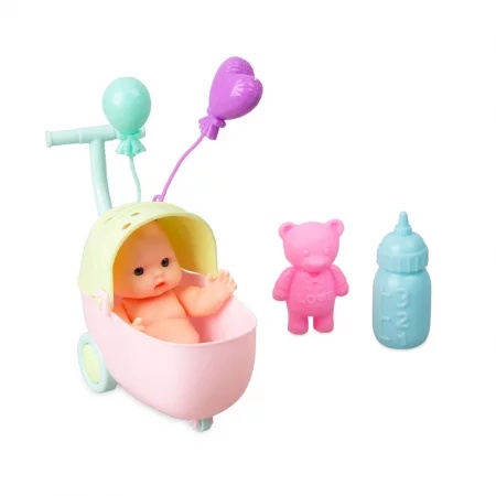 Набор игрушечный ПУПС С КОЛЯСКОЙ, арт.LD5588-20B, Авис