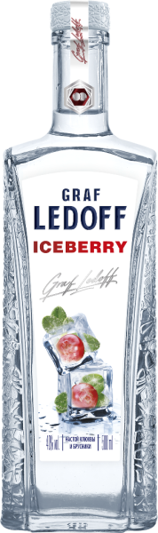 Водка ГРАФ ЛЕДОФФ Айс Бери особая 0,5л 40%