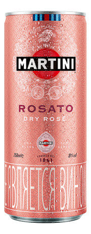 Напиток виноградосодержащий Martini Rosato Dry розовый полусухой 0.25л 10%