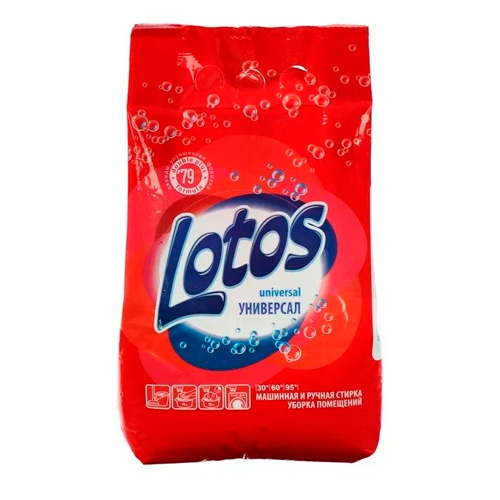 Порошок стиральный ЛОТОС универсальный 2,4кг