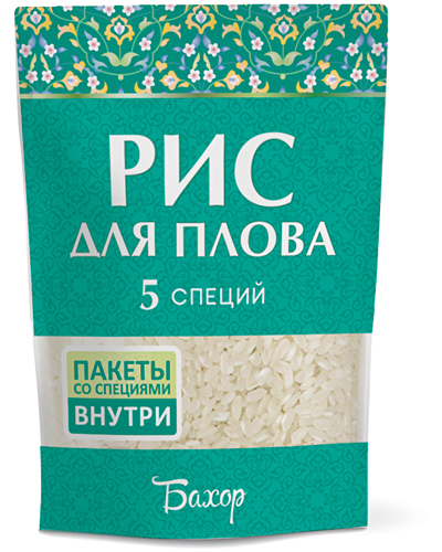 Рис БАХОР для плова 5 специй 700гр м/уп