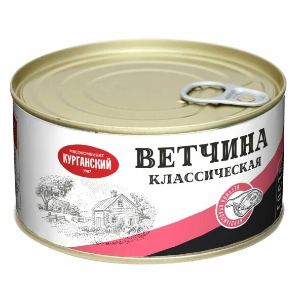 Ветчина КУРГАН СТАНДАРТ 325гр ключ