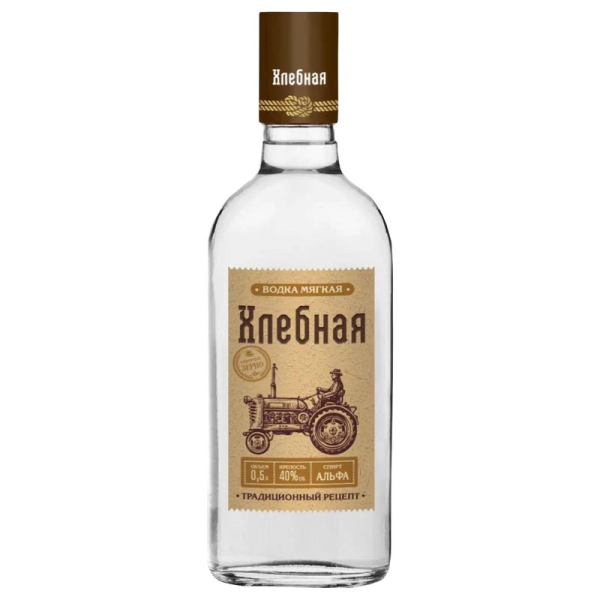 Водка ХЛЕБНАЯ 0,5л