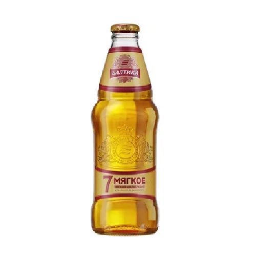 Пиво БАЛТИКА №7 мягкое 4,7% 0,44 л ст/б