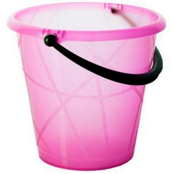 Ведро прозрачное пищевое 11л., колор, СП