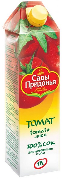 Сок САДЫ ПРИДОНЬЯ томатный 1л