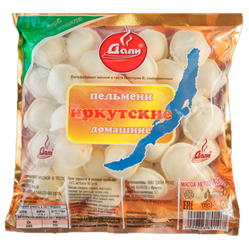 Пельмени ДАЛИ Иркутские по-домашнему  400гр