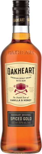 Коктейль Oakheart Original Spiced Gold Бакарди с ромом 0,5л 35%