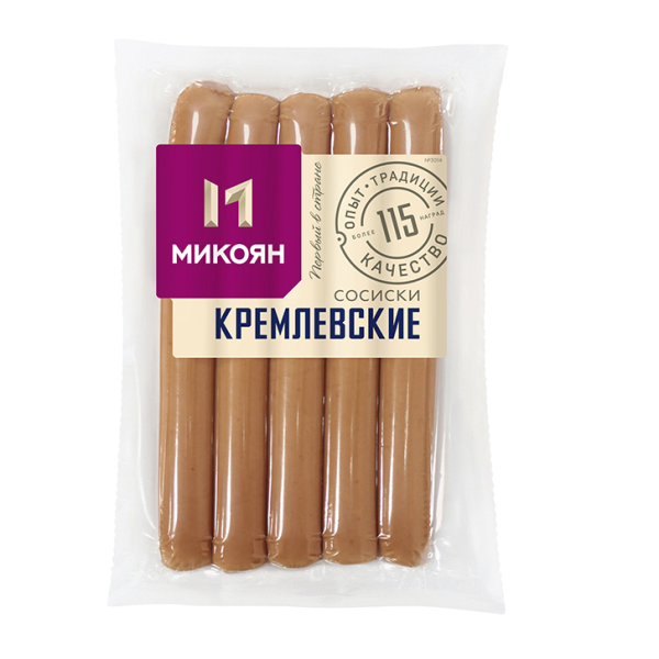 Сосиски МИКОЯН Кремлевские 380г