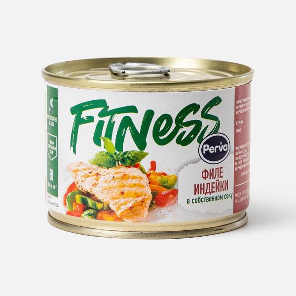 Филе индейки ПЕРВА в собственном соку 180 гр ж/б (М)