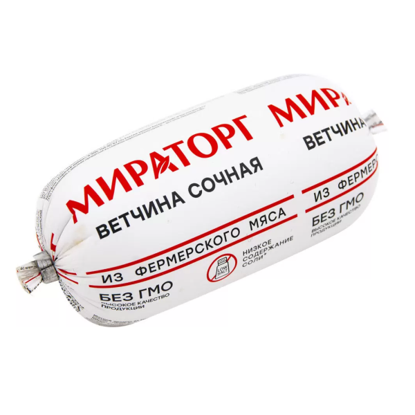 Ветчина МИРАТОРГ Сочная  400гр