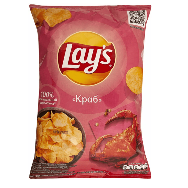Чипсы ЛЕЙЗ краб 140 гр