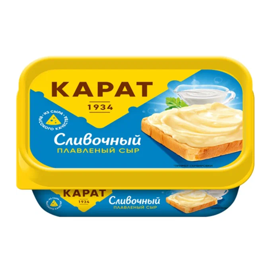 Сыр плавленый КАРАТ сливочный без змж 200гр