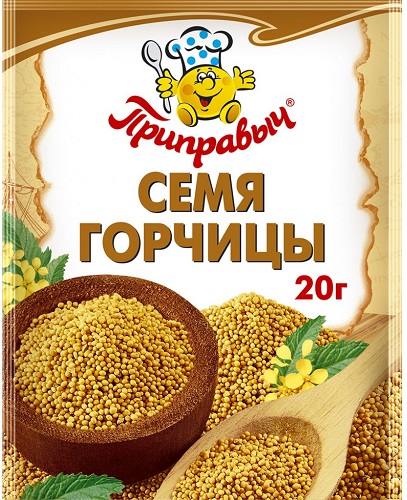 Семя ПРИПРАВЫЧ горчичное 20гр пакет