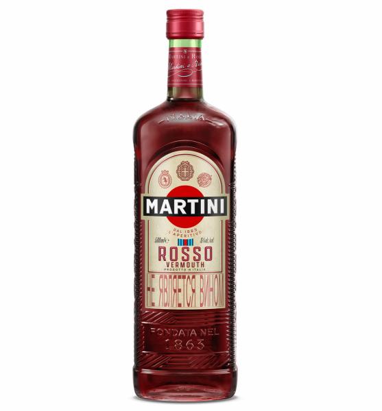 Напиток виноградосодержащий Martini Rosso из виноградного сырья красный сладкий 0,5л 15%