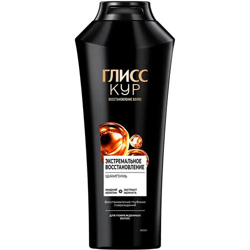 Шампунь ГЛИСС КУР Экстремальное Восстановление д\сил.повр\сух 400 мл
