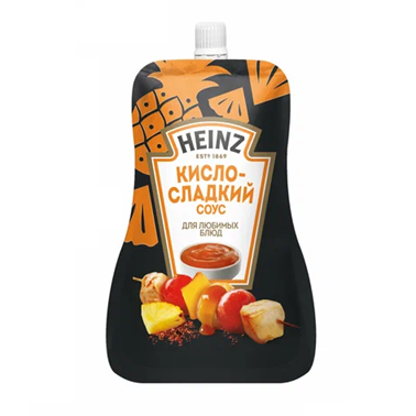 Соус ХАЙНЦ Кисло-сладкий 200 гр. дой пак.