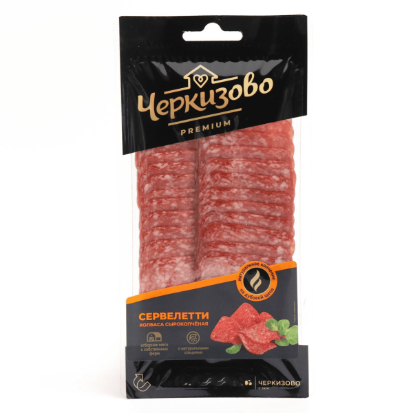 Колбаса ЧЕРКИЗОВО Сервелетти с/к 85 гр нарезка