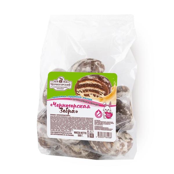 Пряники ЧЕРНОГОРСКИЙ КК Зебра 350 гр м/у