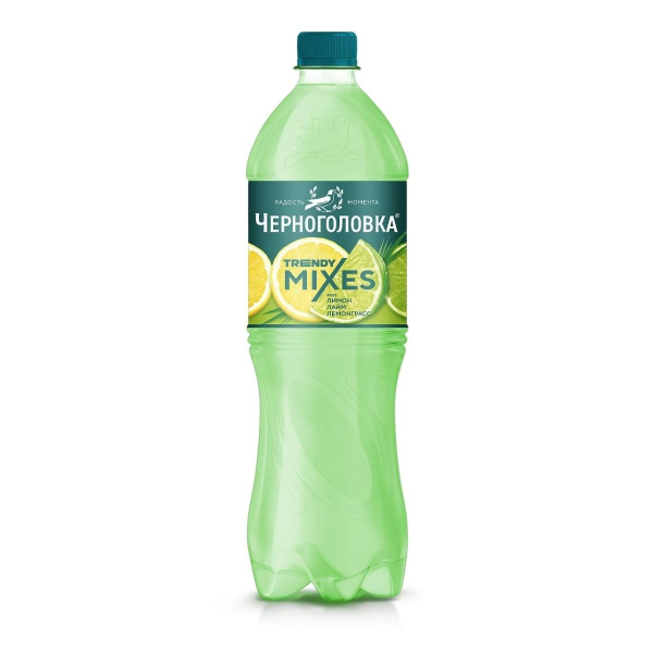 Лимонад ЧЕРНОГОЛОВКА лимон-лайм-лемонграсс 1 л ПЭТ