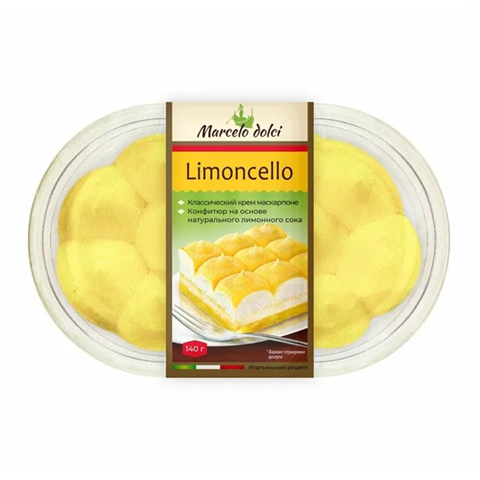 Пирожное МАРСЕЛО ДОЛЬЧИ Лимончелло 140 г