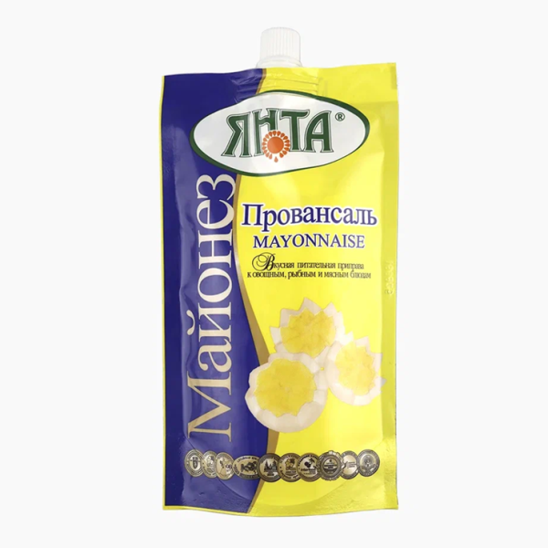 Майонез ЯНТА Провансаль 200гр дой-пак