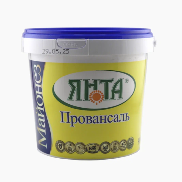 Майонез ЯНТА Провансаль 900гр ведро