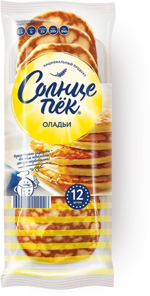 Оладьи СИБИРСКИЙ ГУРМАН Солнцепек замороженные 275гр